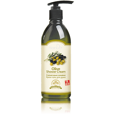 Krémový sprchový gel „Slunečné olivy“, 350g