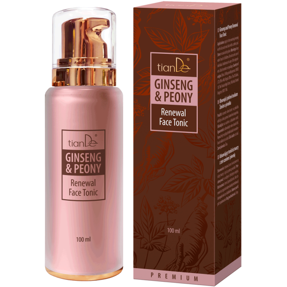 Obnovující pleťové tonikum Ženšen a pivoňka