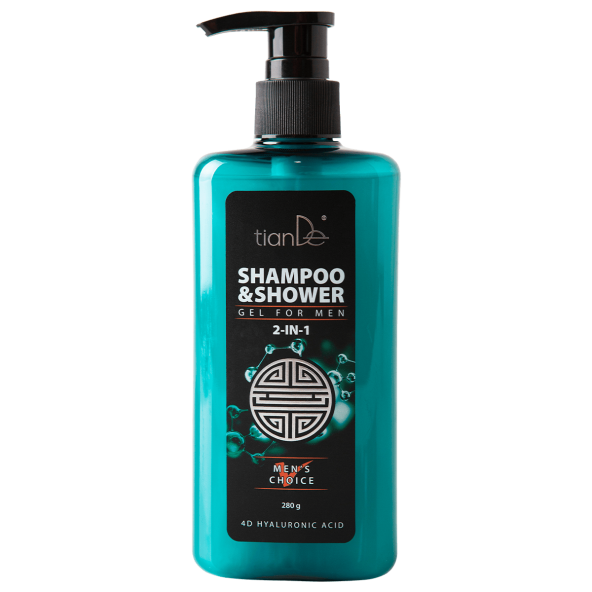 Šampon a sprchový gel pro muže 2 v 1