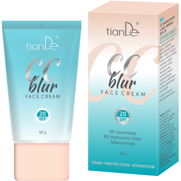 CC pleťový krém s blur efektem SPF 20, Váha 50g