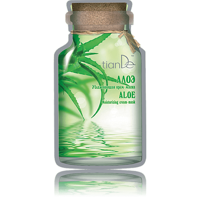 Hydratační krémová maska na obličej Aloe, 35g