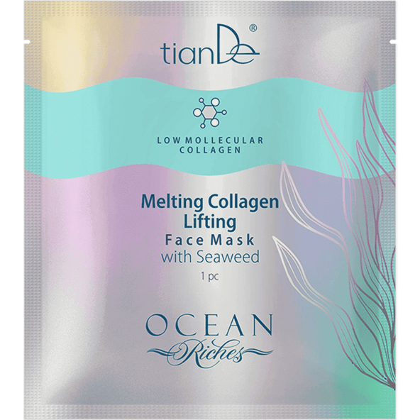 Tající kolagenová liftingová pleťová maska s mořskými řasami