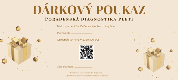 Dárkový poukaz na analýzu pleti – profesionální poradenská diagnostika