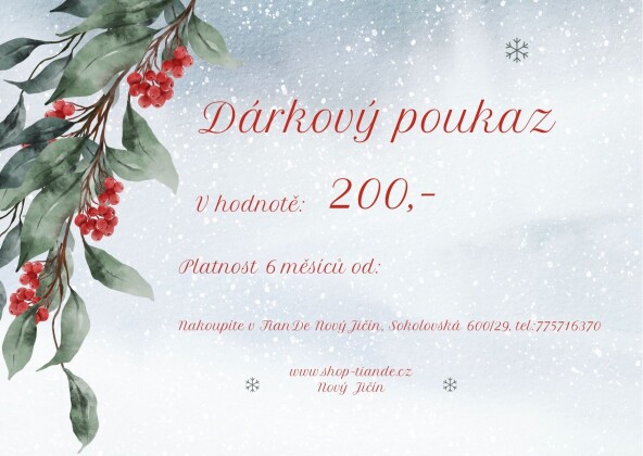 Vánoční dárkový poukaz