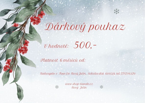 Vánoční dárkový poukaz
