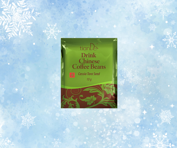 Kávový nápoj „Čínská kávová zrna“ (plody Sénna alexandrína)