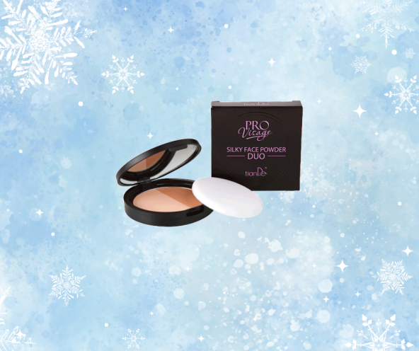 Sametový pleťový pudr Duo (odstín 01)